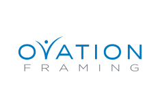 Ovation Framing - Logo, website and catalog design